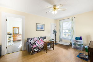 Unit B living room
