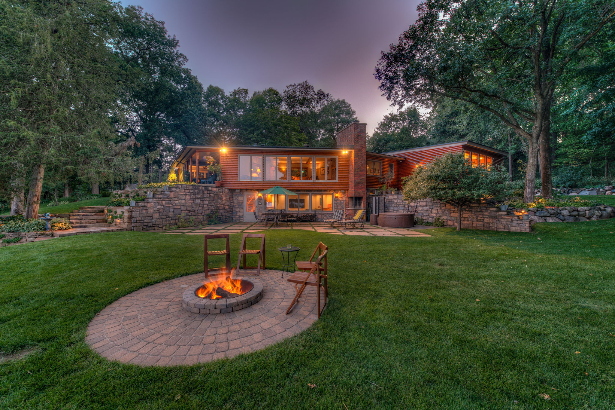 Back Yard Twilight