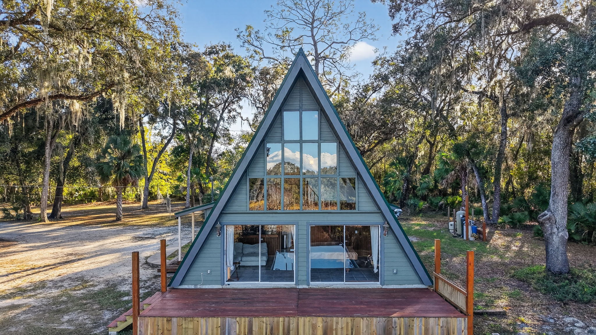 Rear Elevation with Deck