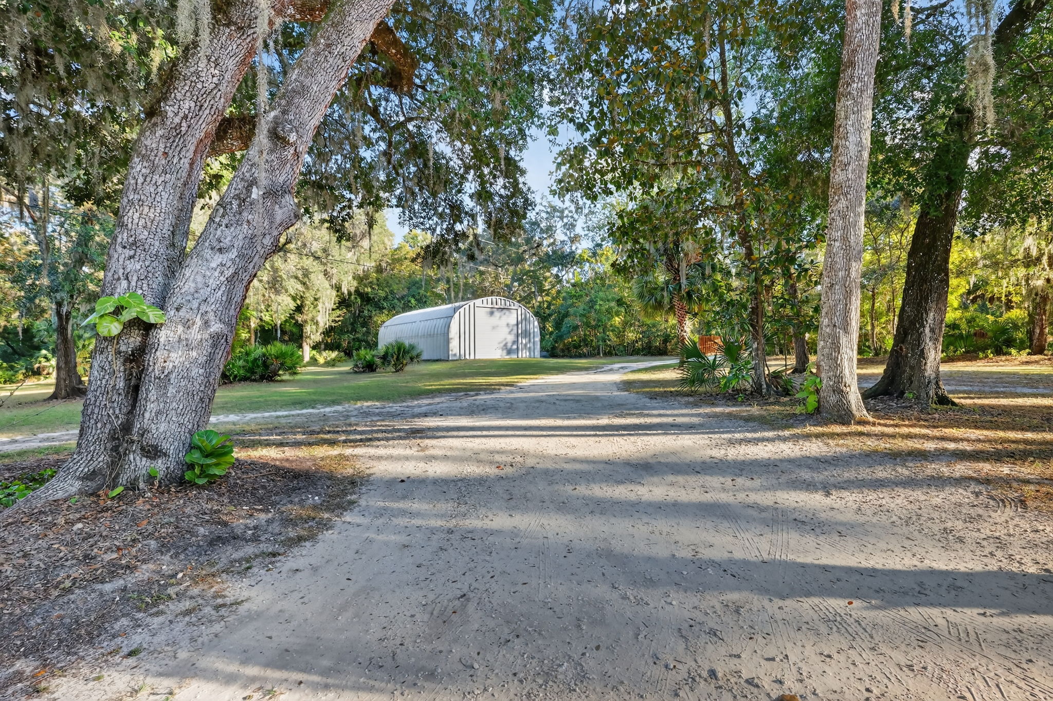 Driveway to 30'x51' Quonset Hut/Garage