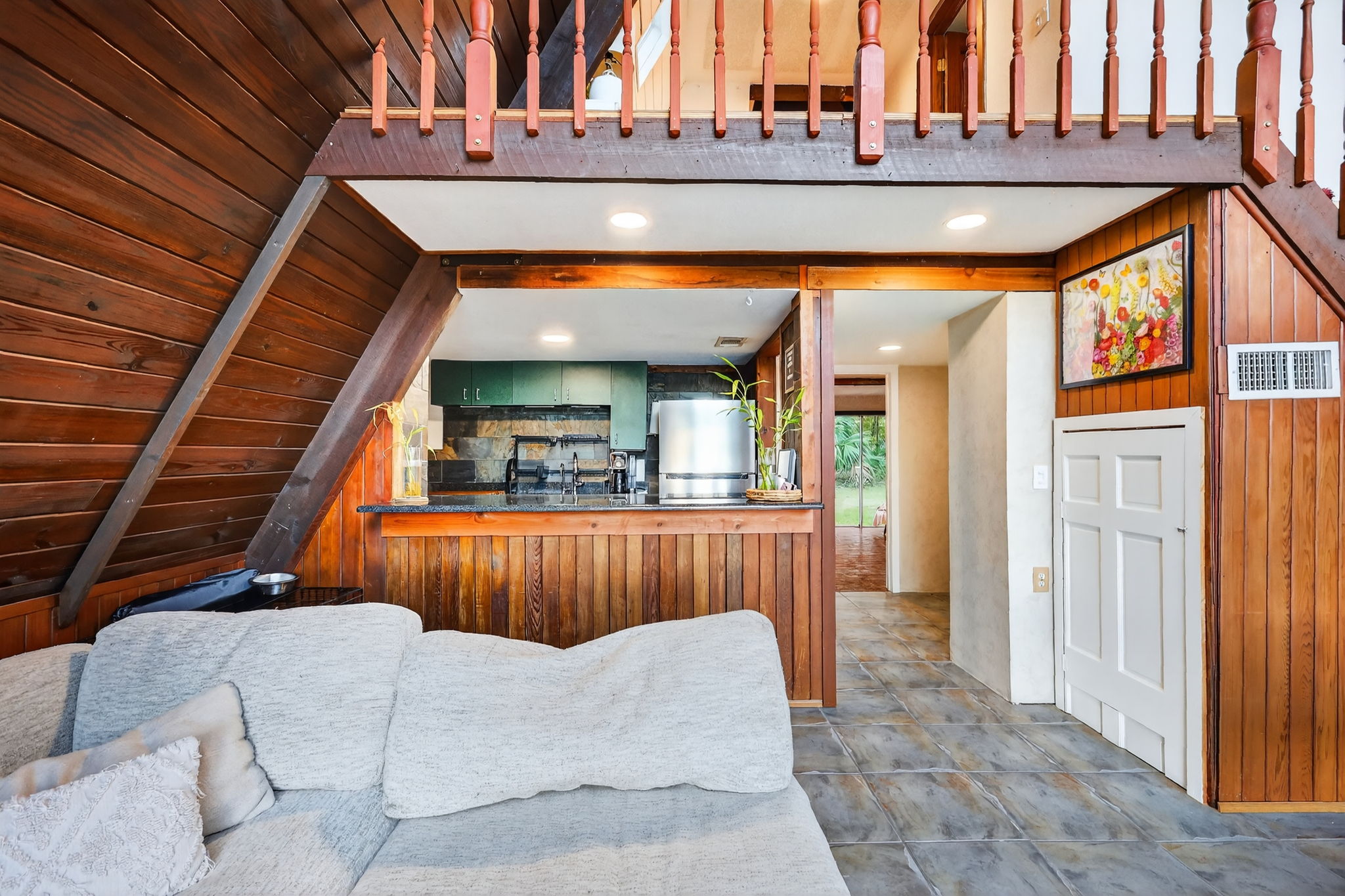Living Room with Kitchen