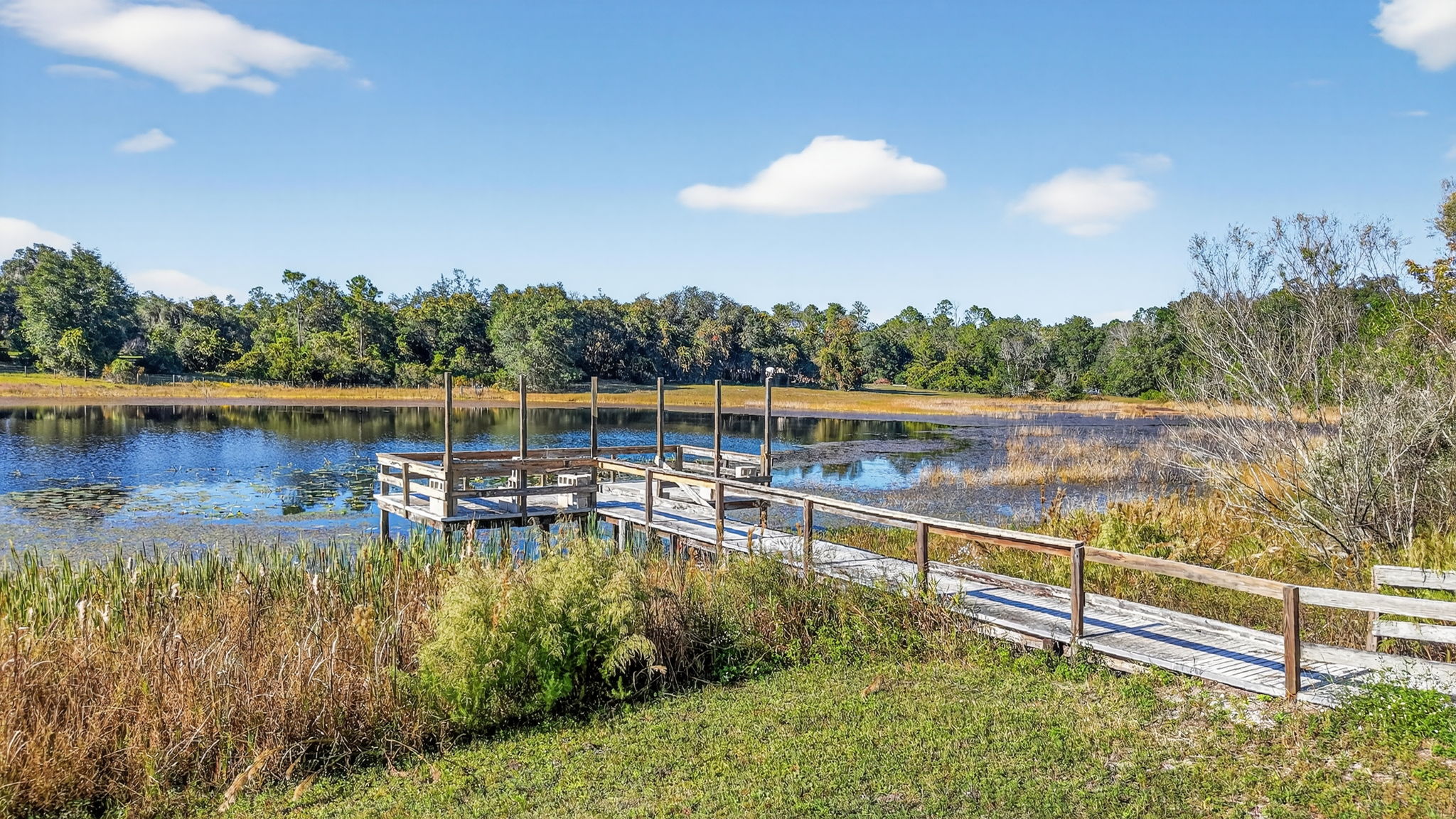 Lake Catherine with Fishing Pier