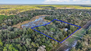 Aerial with Property Lines