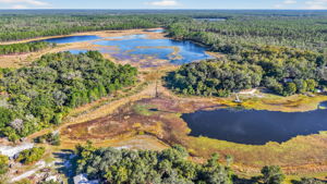 Aerial of Lake Catherine