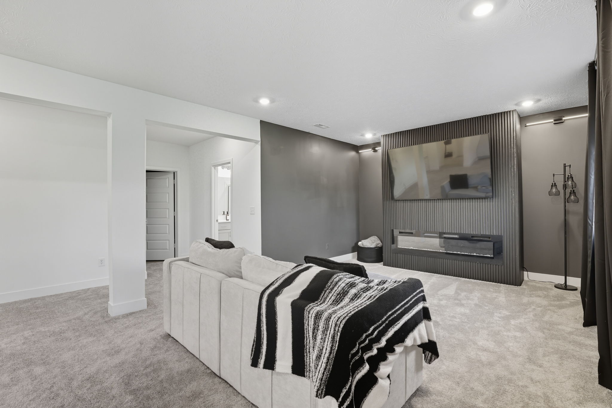 Basement family room