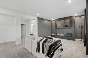 Basement family room