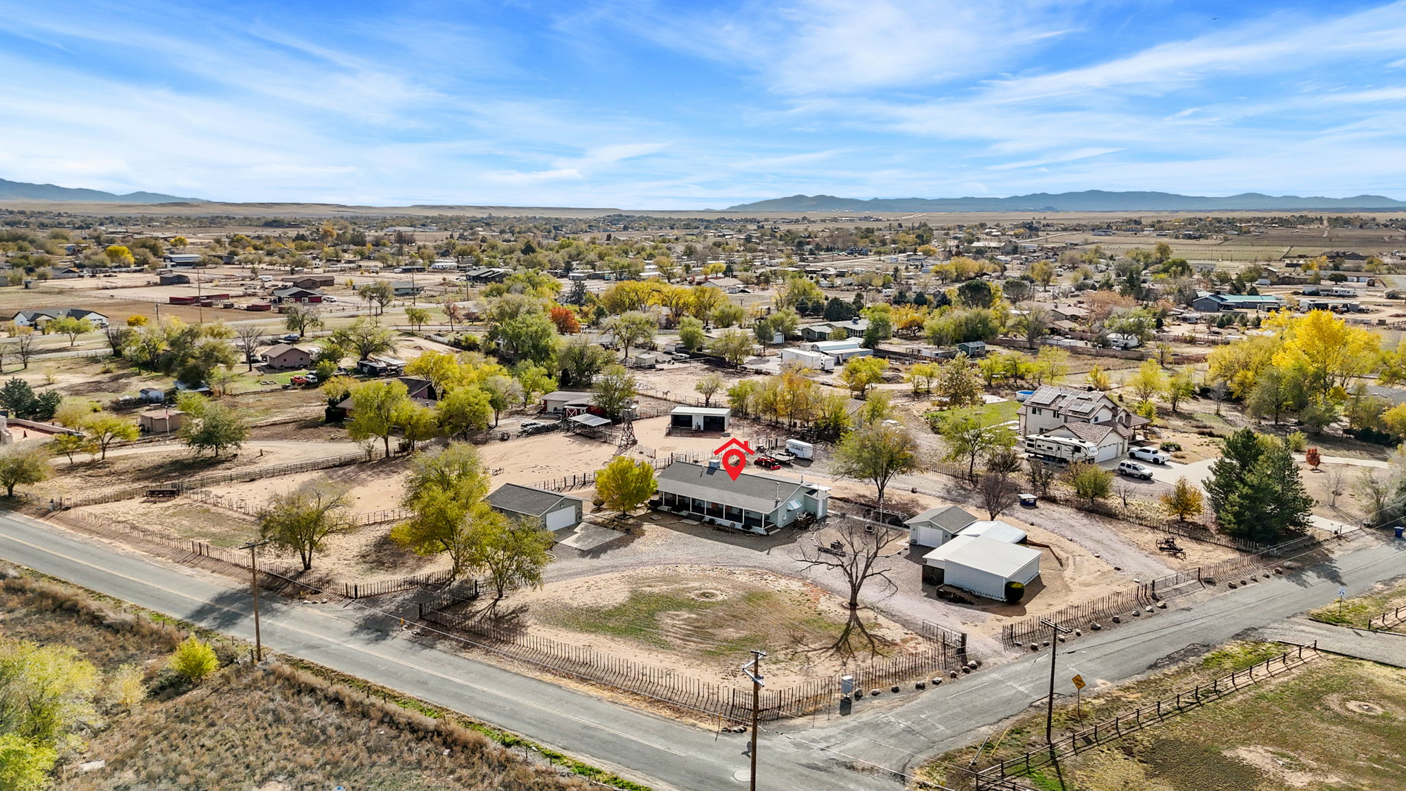 Aerial Front Side with Pin
