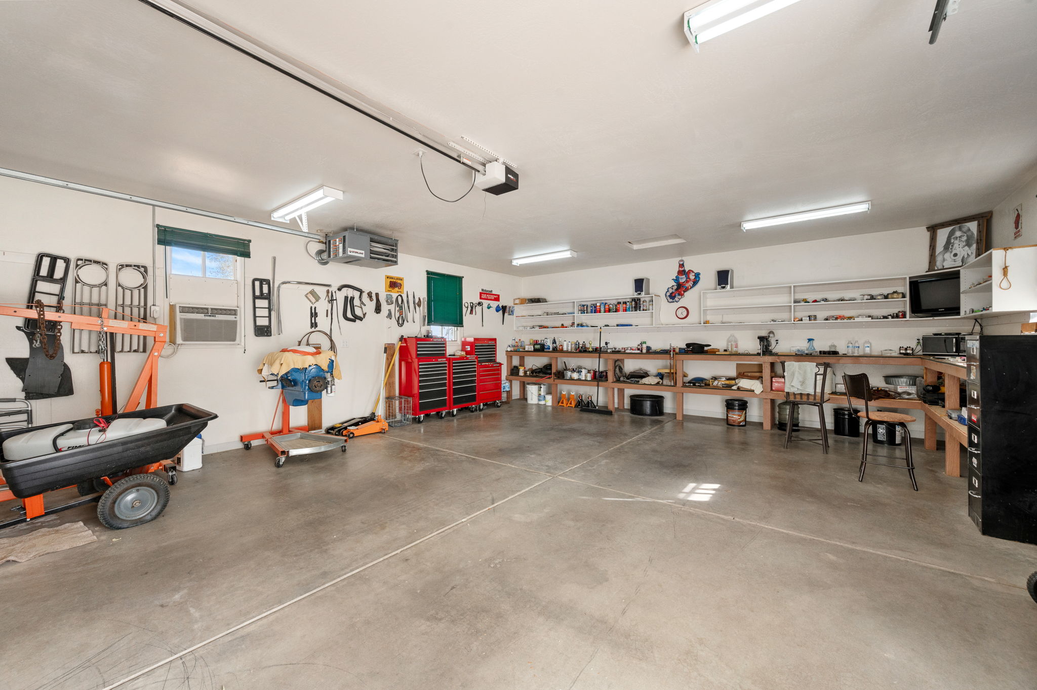Detached Garage Interior