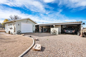 Detached Garage and Carport