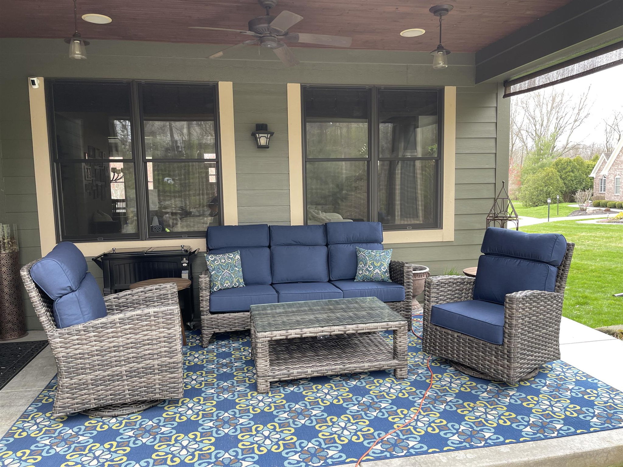 Our favorite spot to relax with a glass of wine