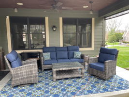 Our favorite spot to relax with a glass of wine