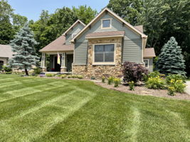 June 2025 after redoing front landscaping