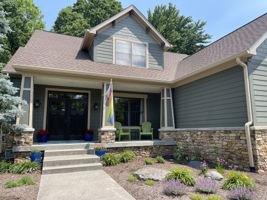 June 2025 after redoing front landscaping