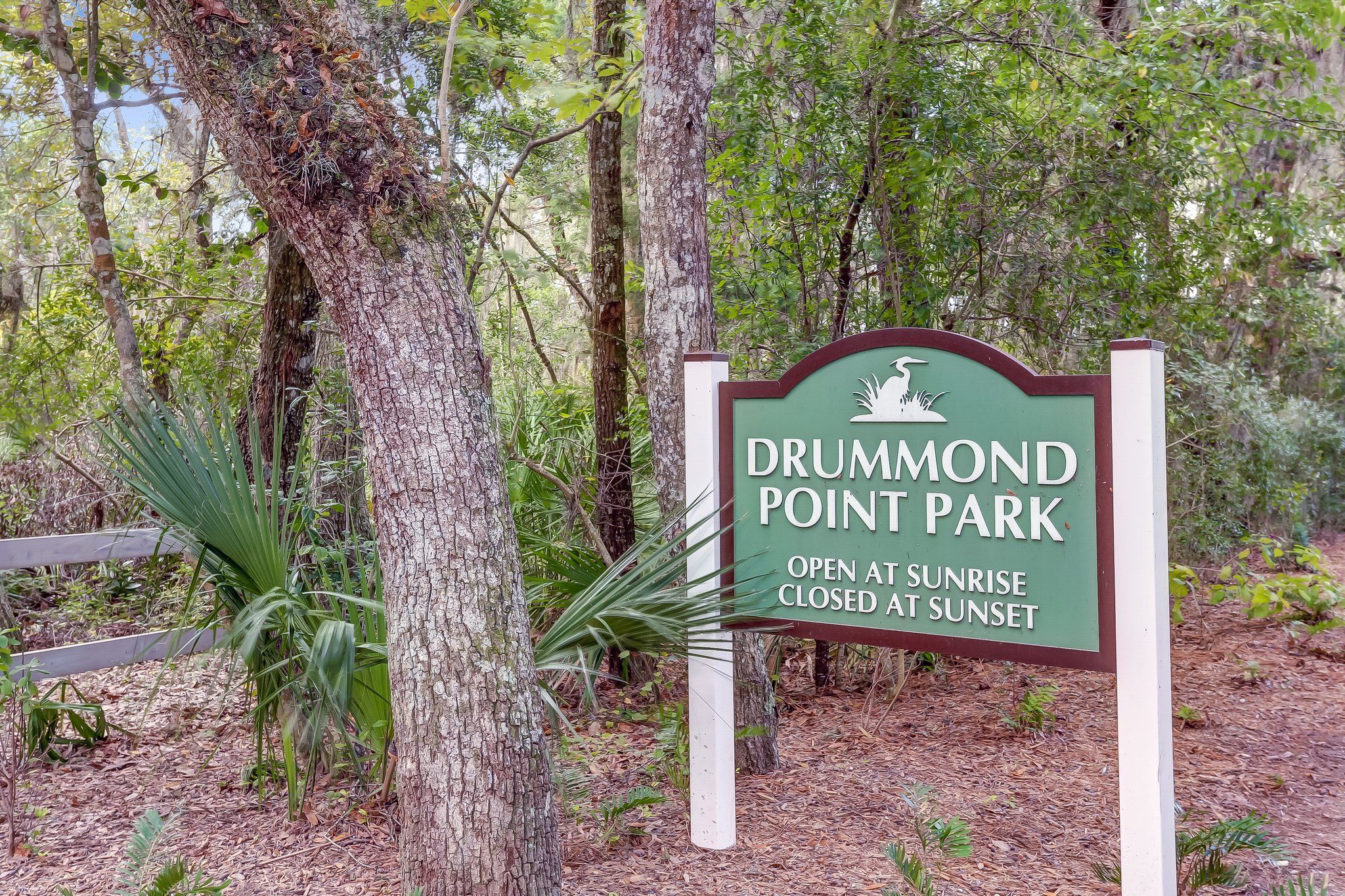 Nearby Drummond Park features several nature trails ...