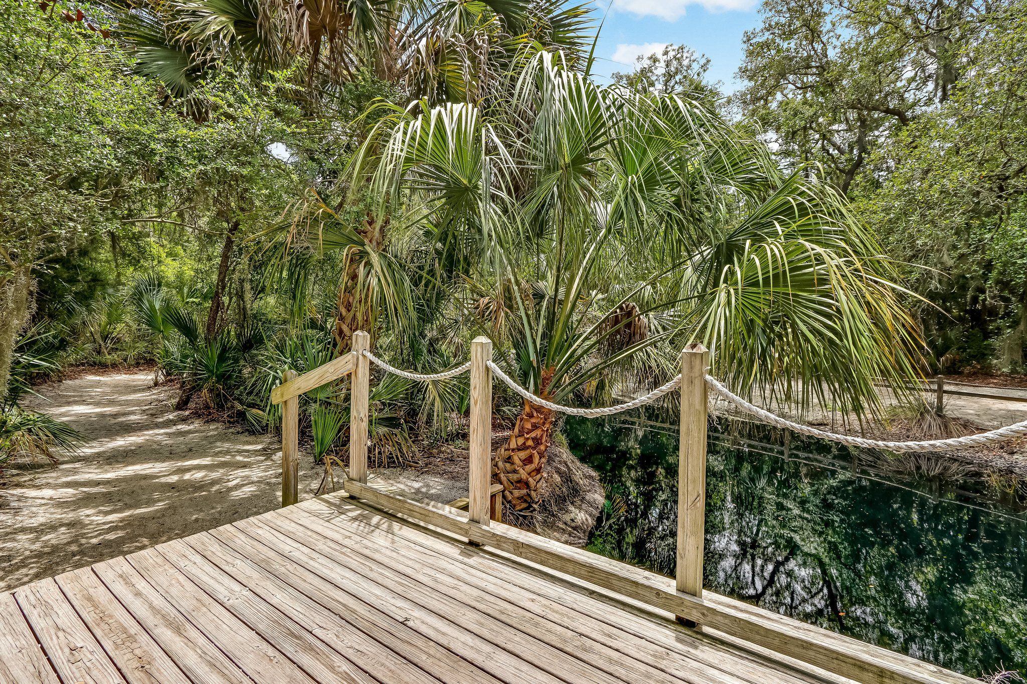 ... along with walkways and boardwalks extending deep into the salt marshes.