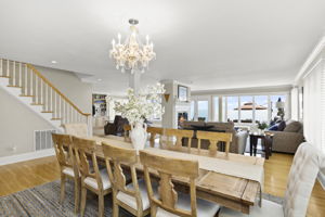 042  Farmhouse dining table option  - still....lots of space w/10 seated setup every day