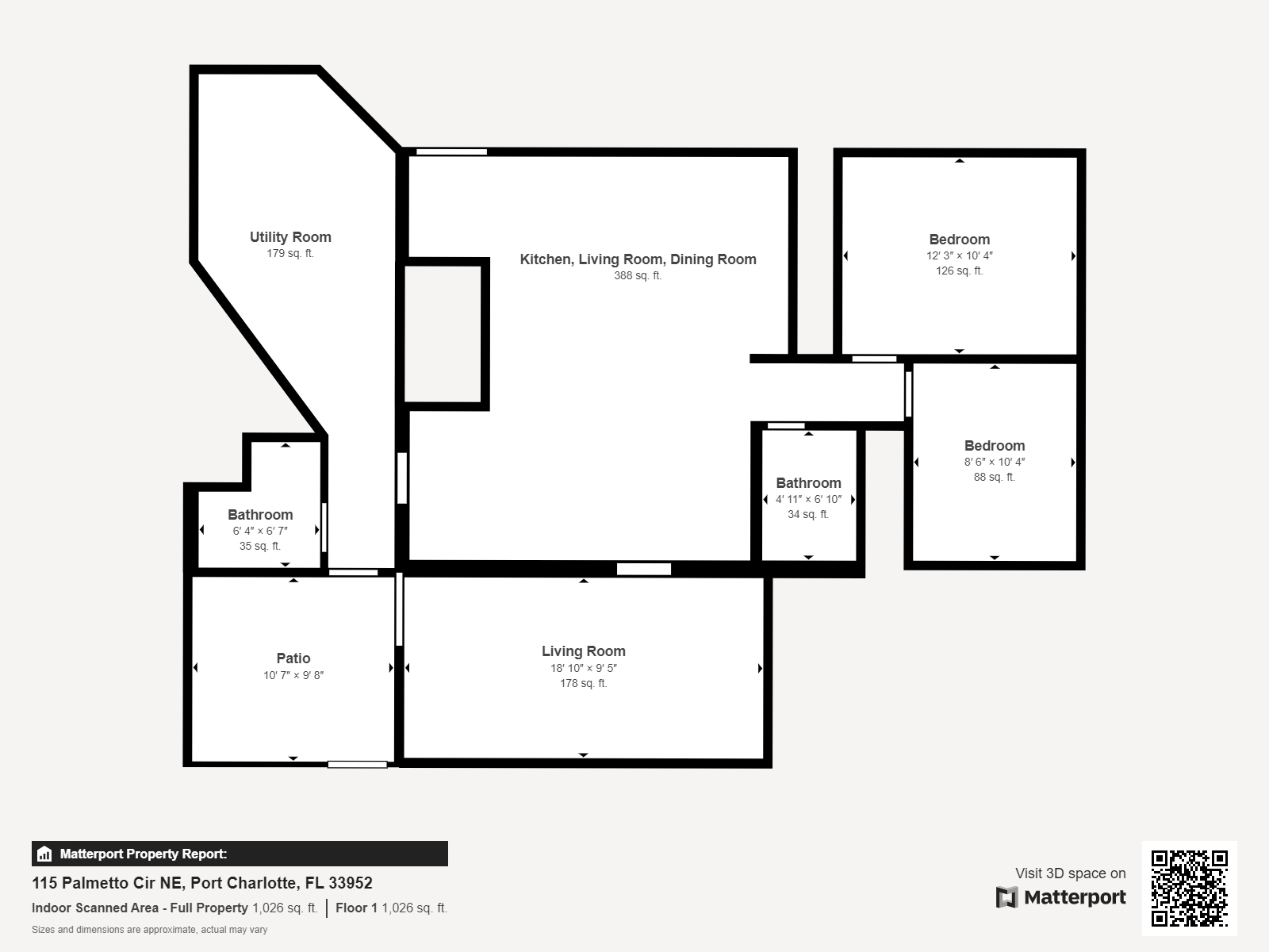 Measurements -  115 Palmetto Cir NE