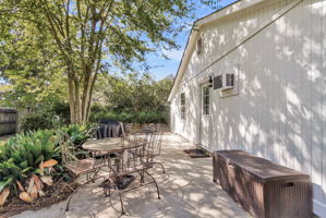 Back patio area of the Magnolia