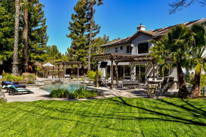 view from private shady arbor