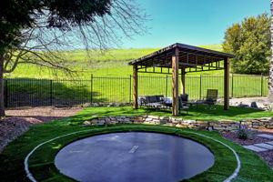 sunken trampoline