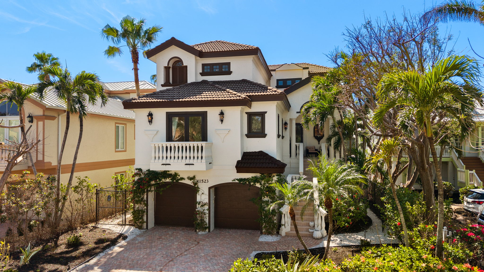 Aerial Front Exterior