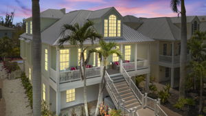 Aerial Front Exterior 2-dusk