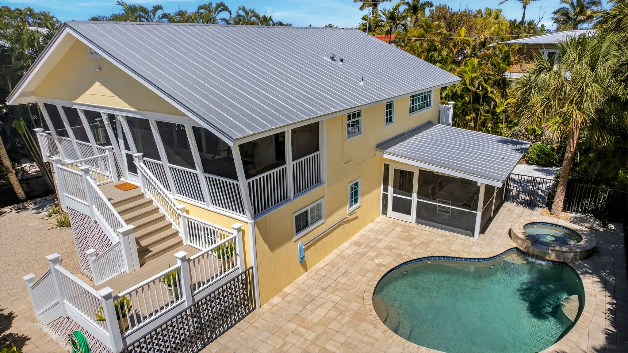 Aerial Rear Exterior  - Dusk Conversion