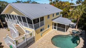 Aerial Rear Exterior  - Dusk Conversion