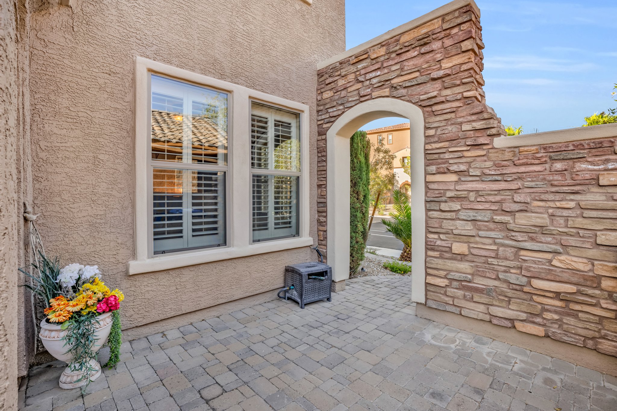 Entry Detail/Stone Pavers