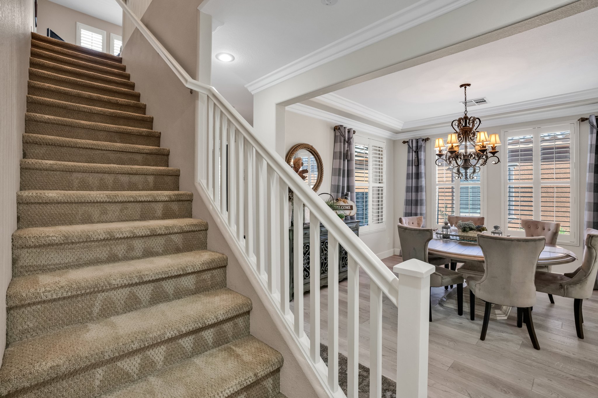 Staircase to Secondary living spaces