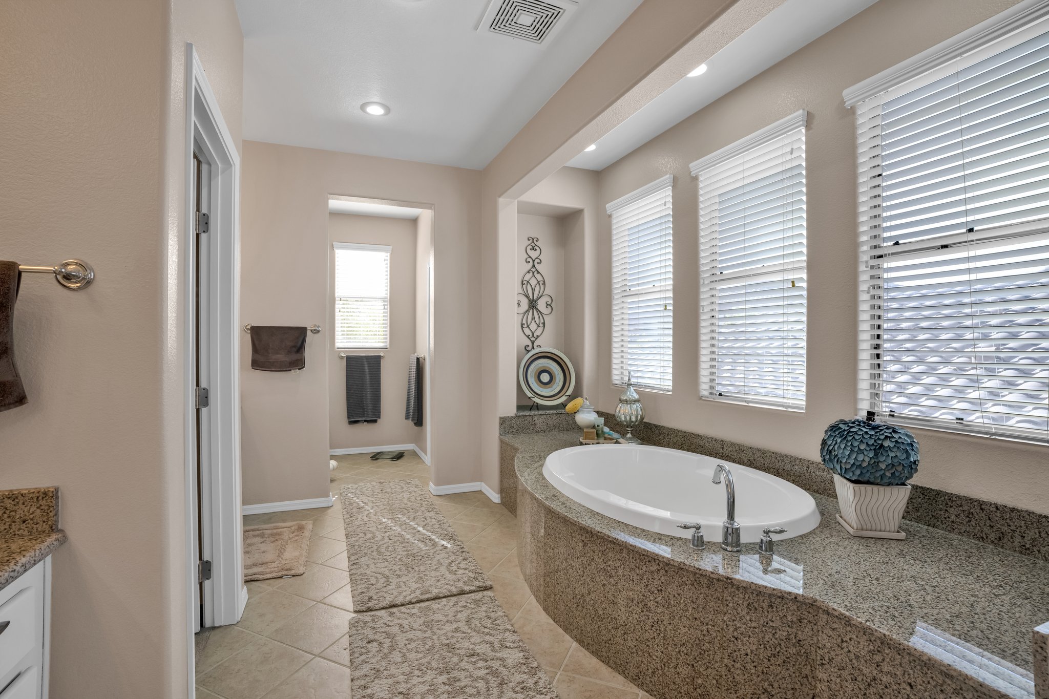 Primary Bathroom Ceramic Tile Flooring