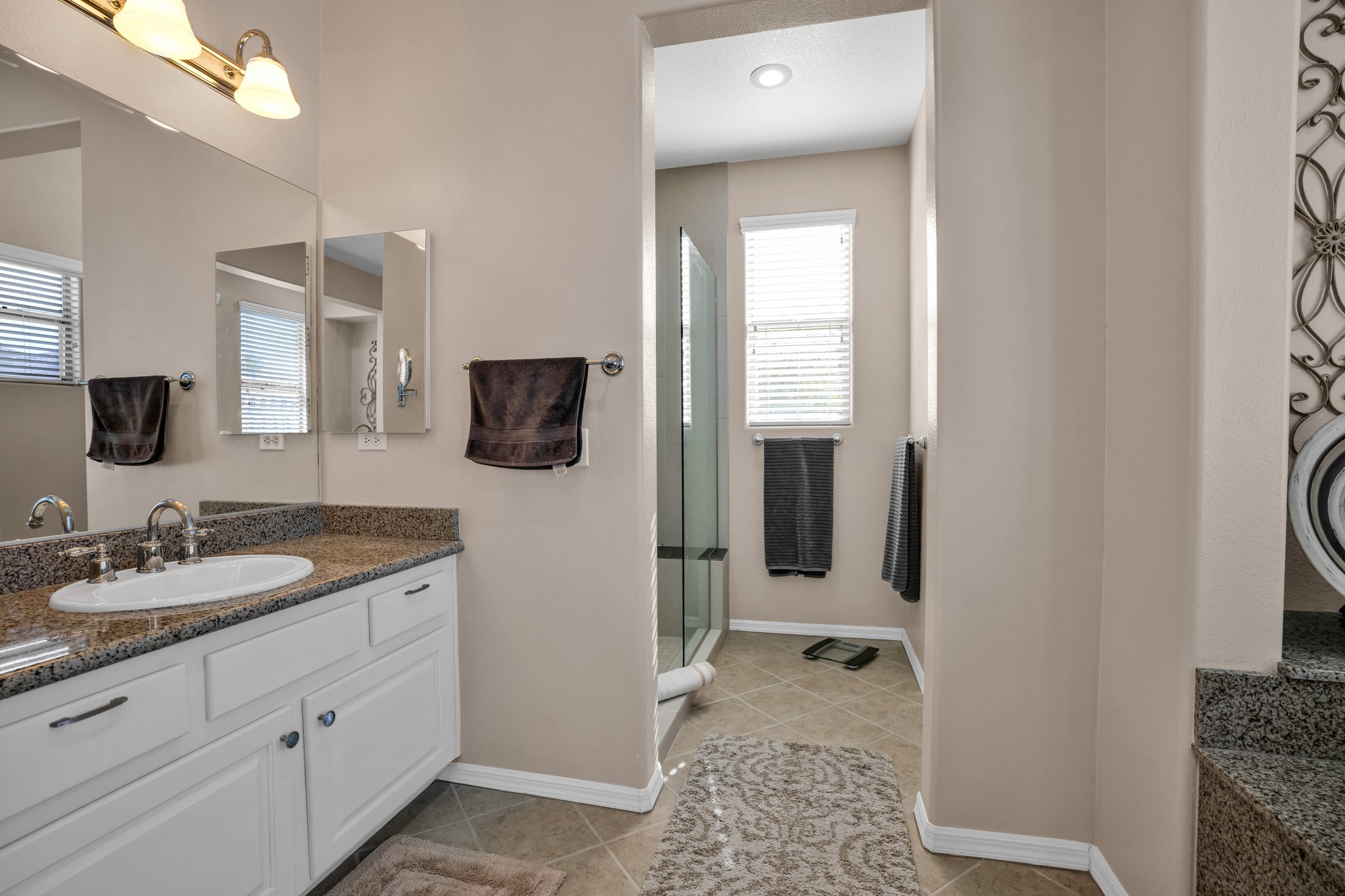 Lighted Vanities with built in vanity medicine cabinets