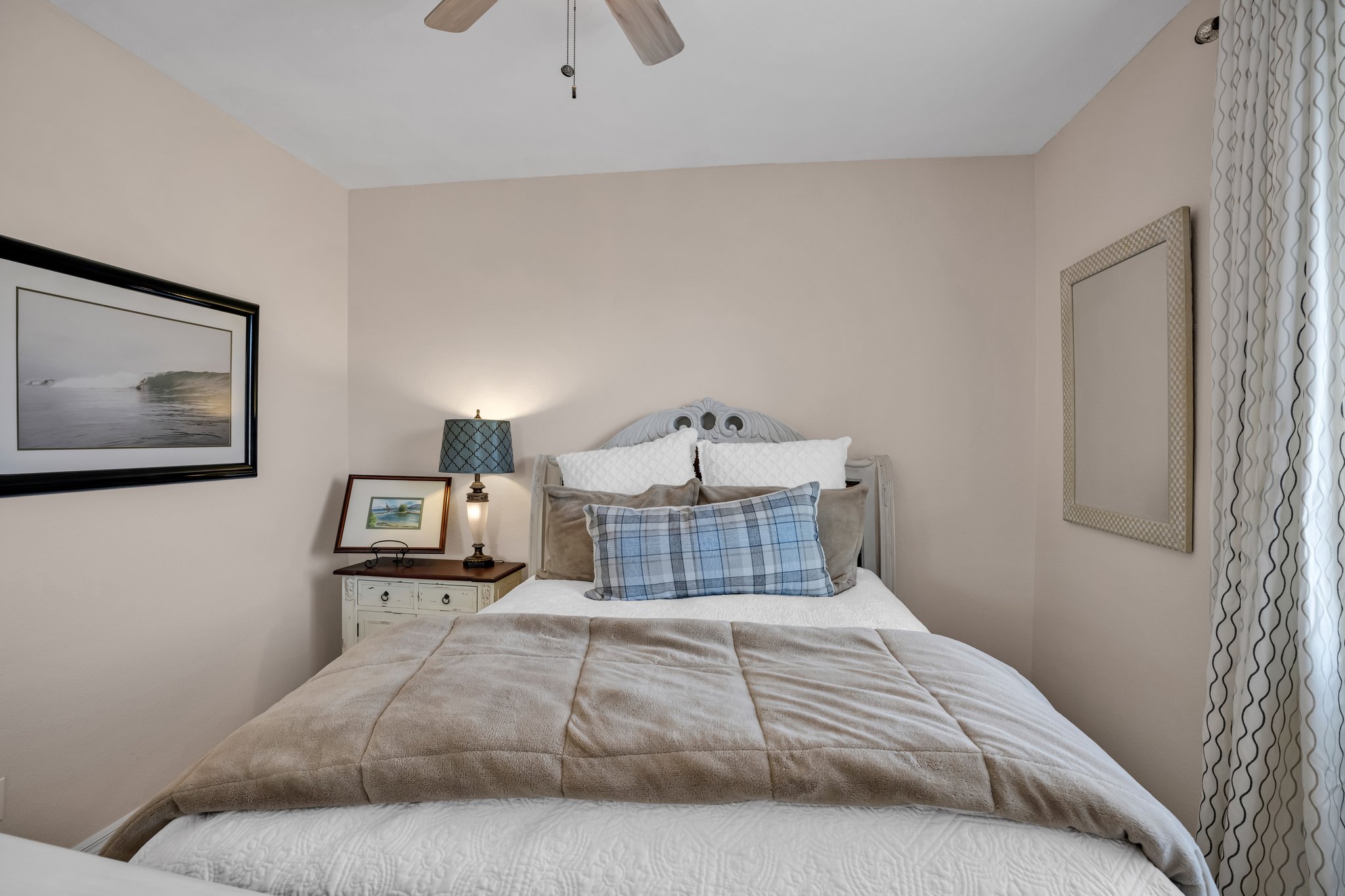 Bedroom 2 with private bath entry