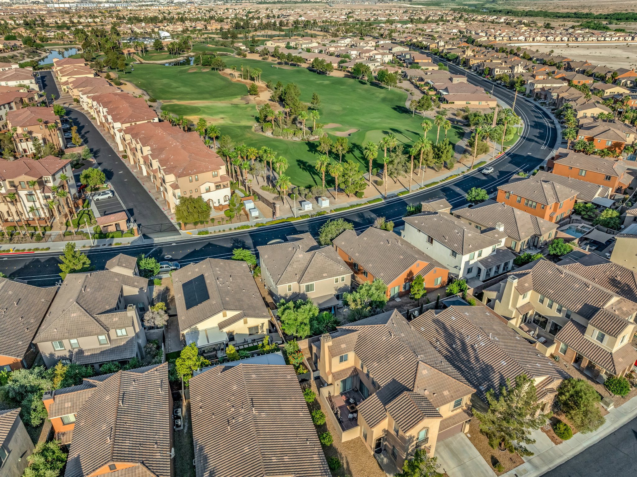 Views of Golf Course above