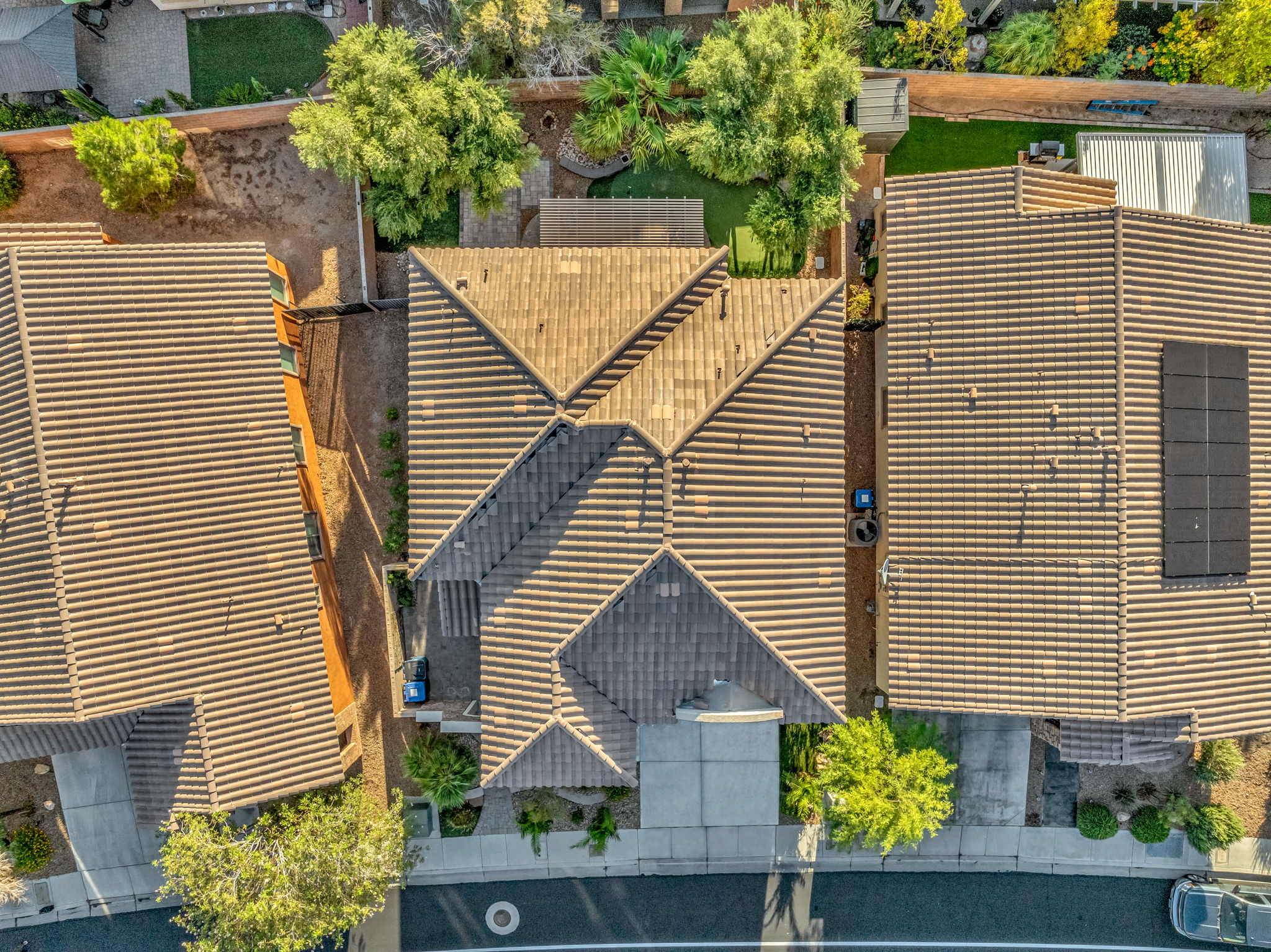 Above View of Residence