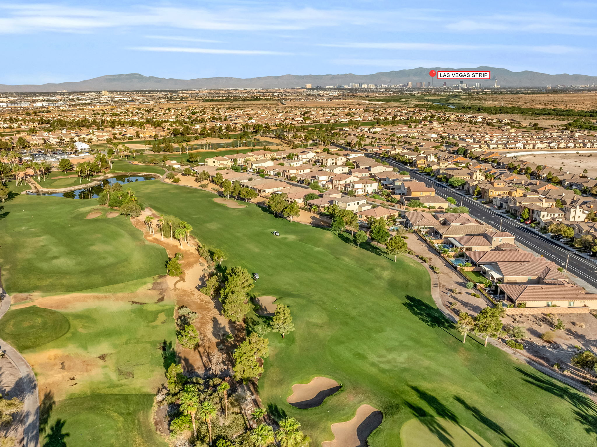 Las Vegas Strip & Sunset views