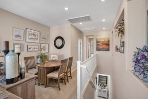 Upstairs Great Room & recessed lighting