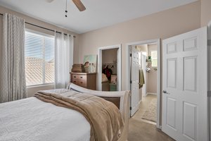 Walk in Closet with shelves