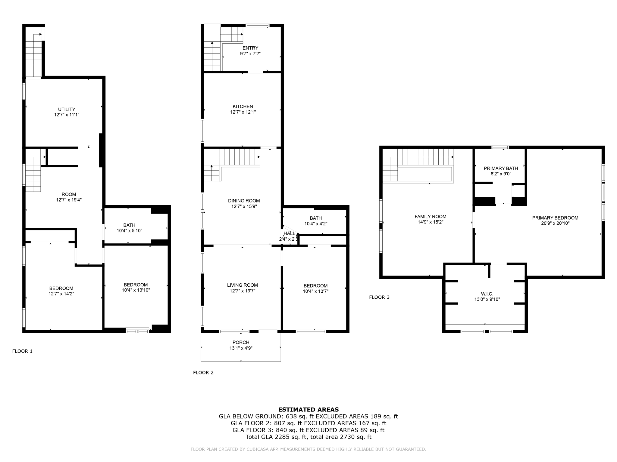 Full Floorplans For All Levels