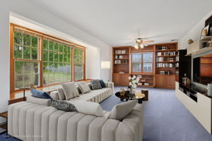 Virtually staged Family Room