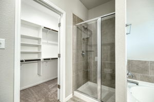 Primary Bathroom and Closet