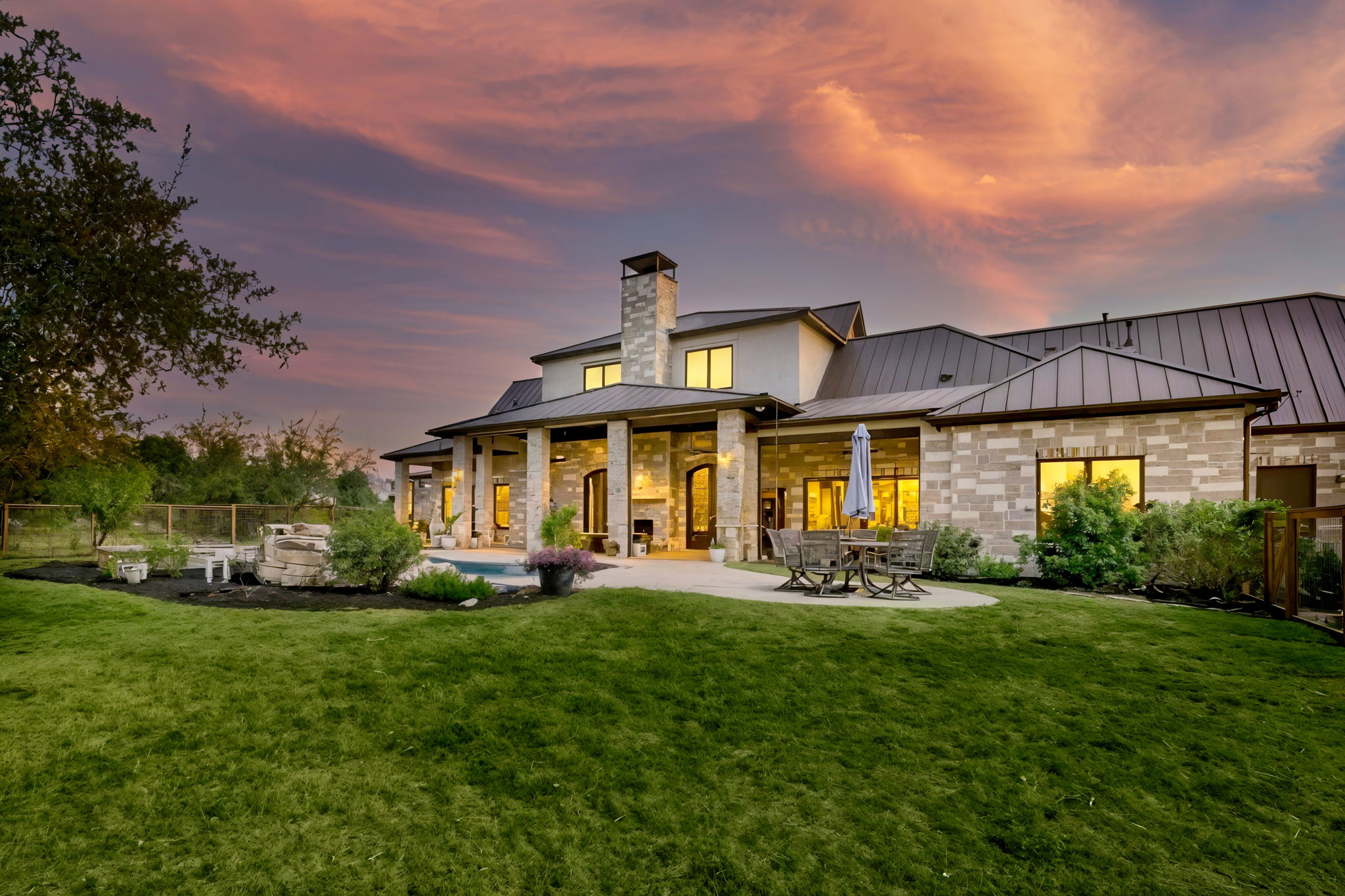 Back of Home Virtual Twilight