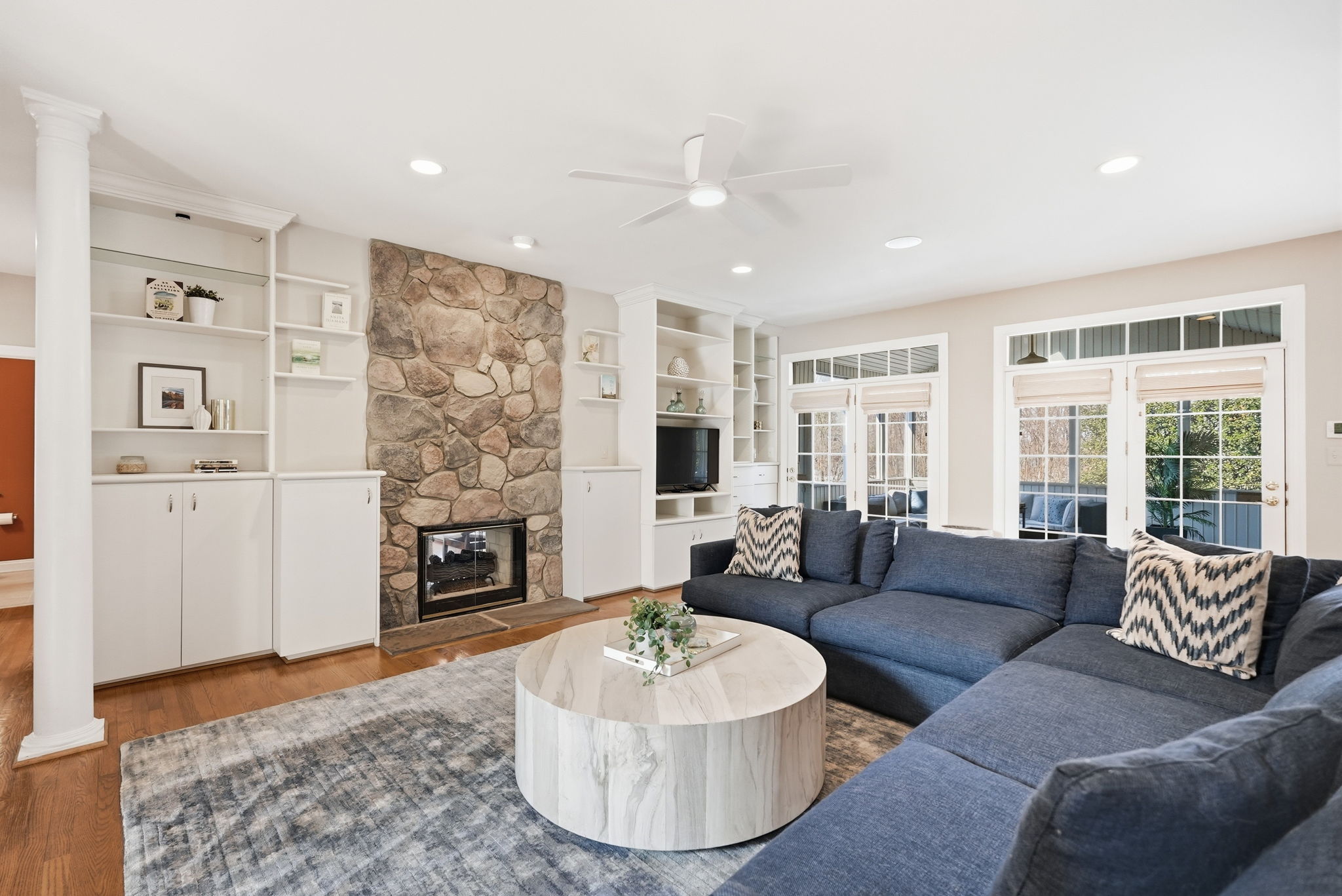Family Room Leading to Covered Patio