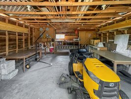 The barn offers plenty of space for your farm equipment.