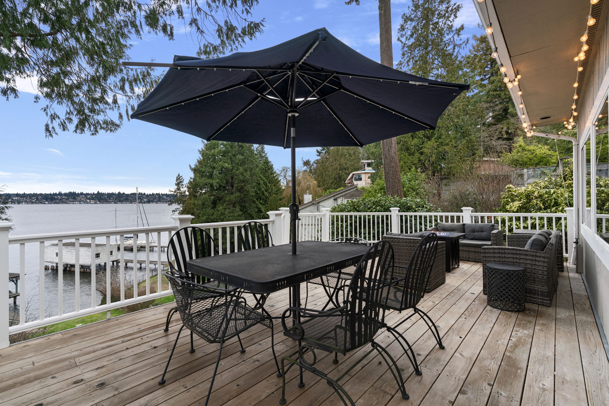 Host the ultimate barbecue with multiple levels of decks.