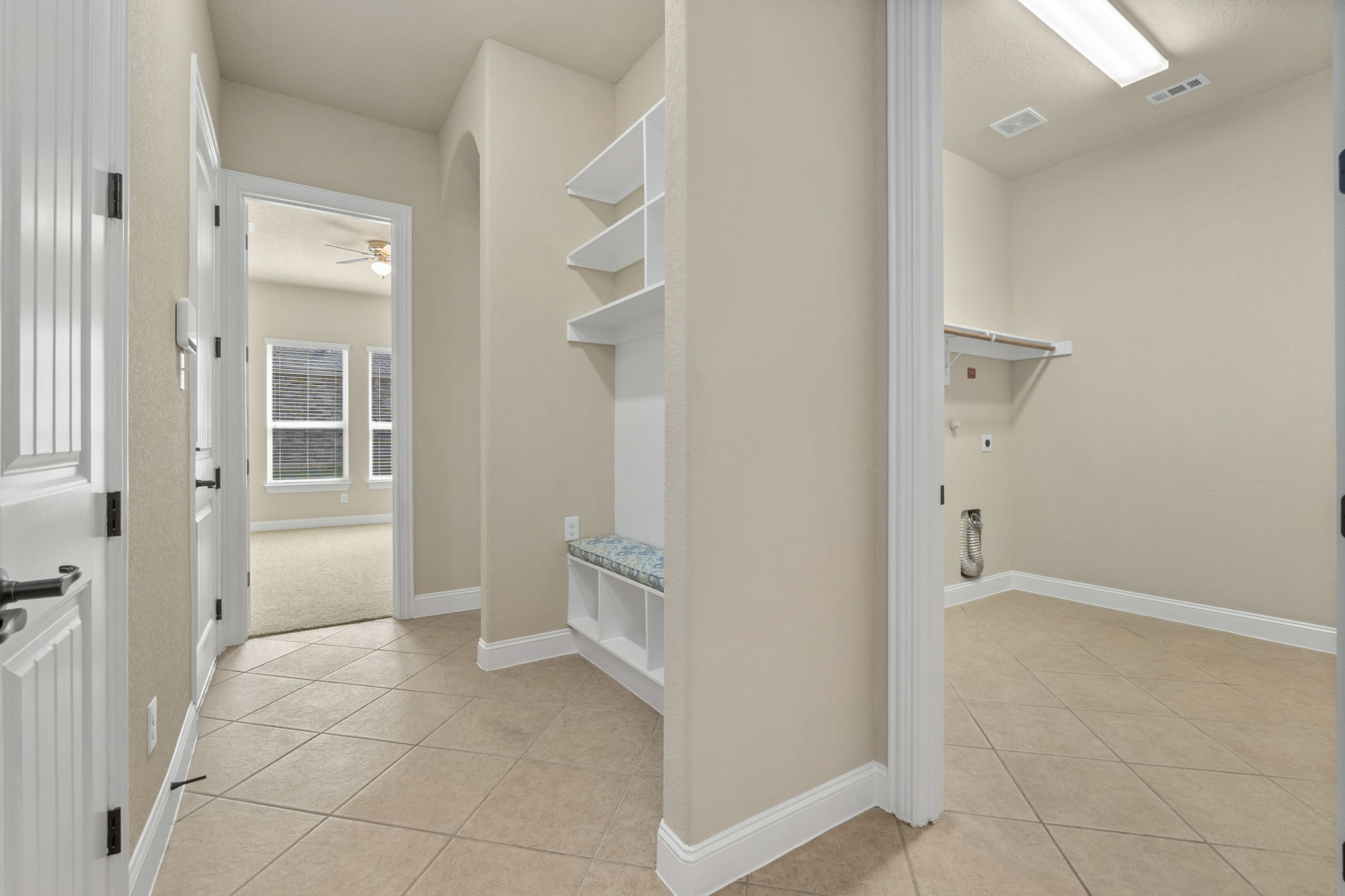 Mud Room, Laundry, 4th Bedroom End of Hall