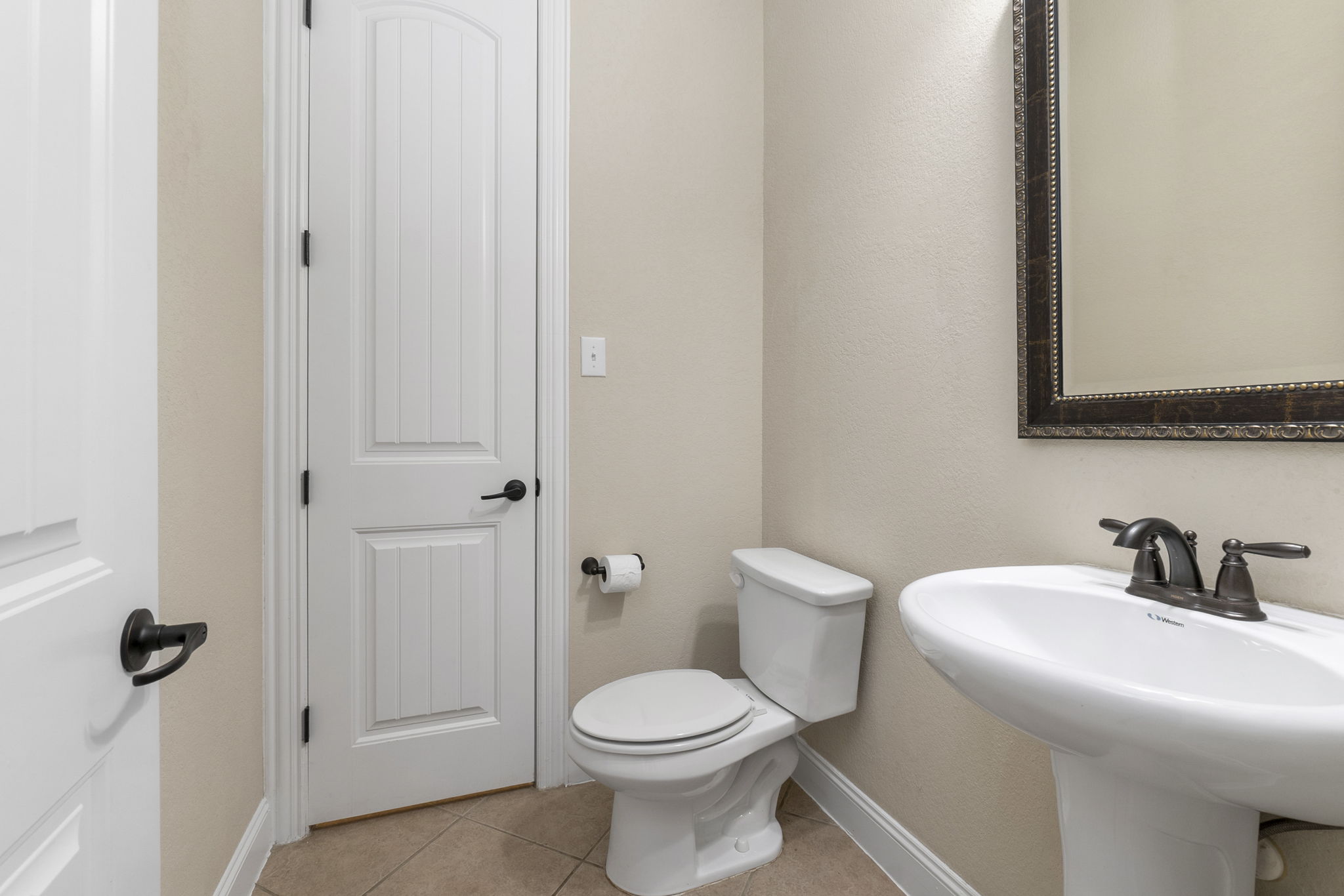 Powder Room off Mud Room