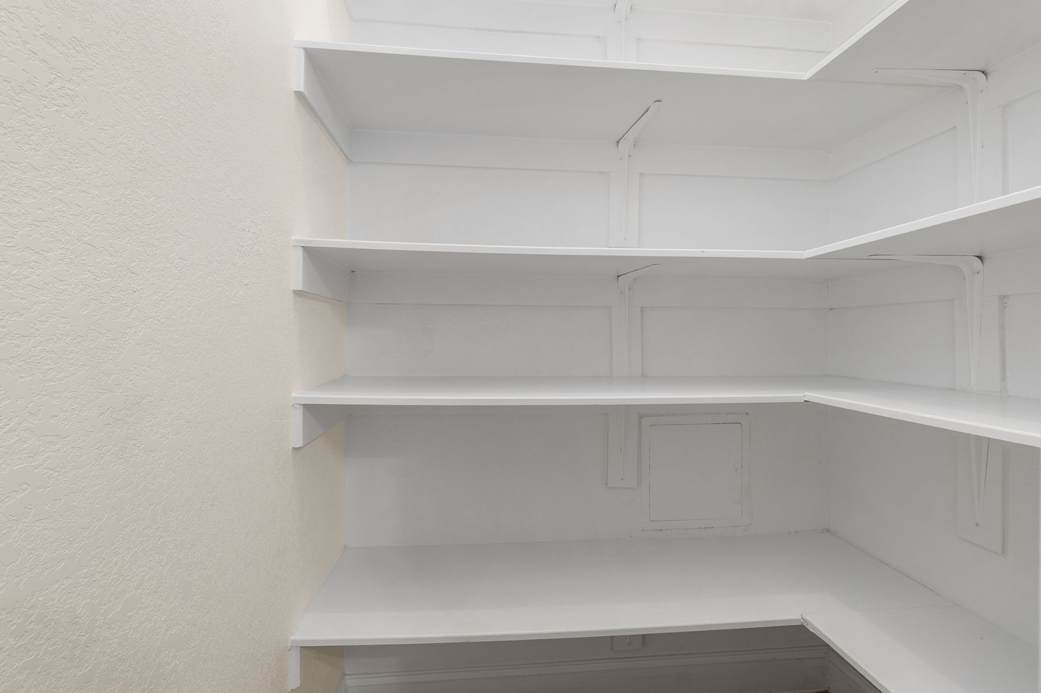 Powder Room Linen Closet