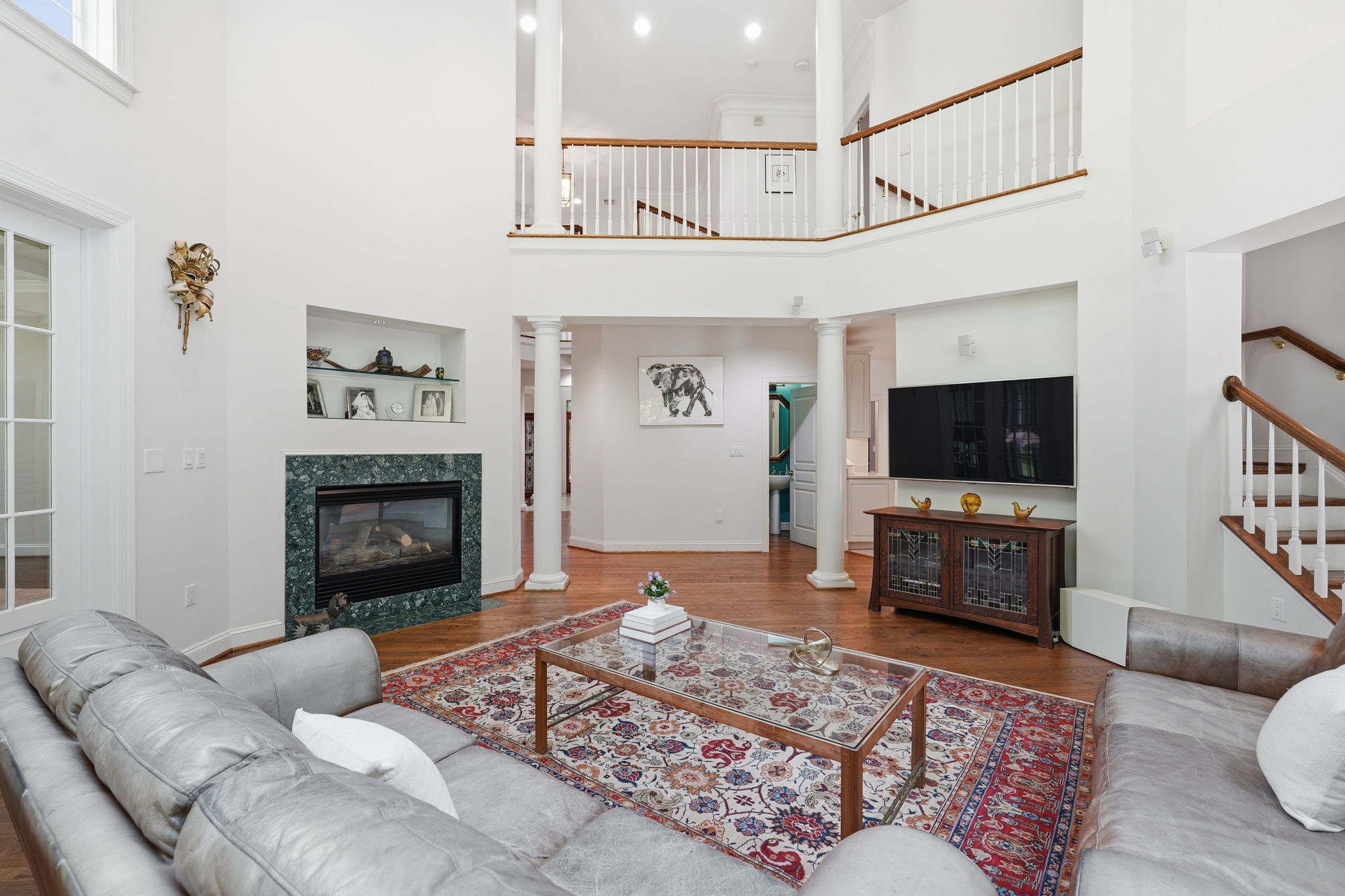 Family Room with Gas Fireplace