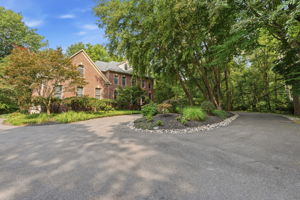 With Circular Driveway